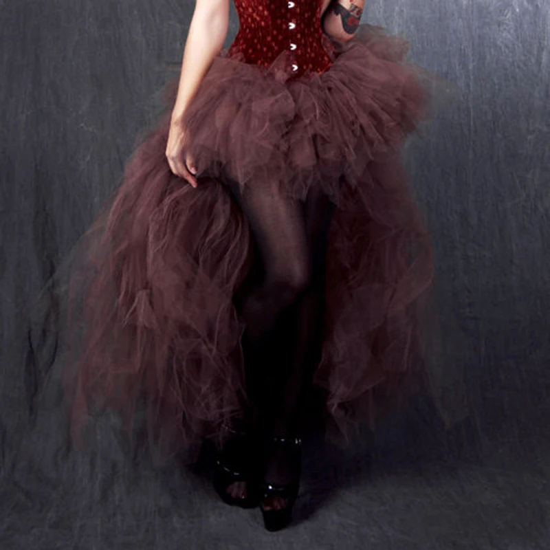 SteamPunk Brown Trashy Formal Bustle TuTu Adult All Sizes