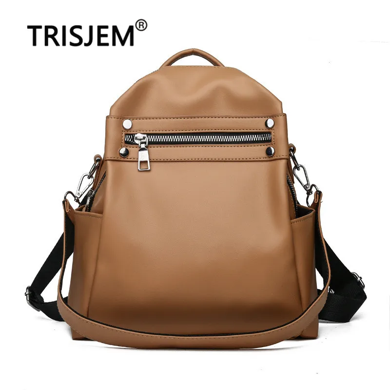 

PU Leather Women's Backpacks School Backpack for Teenager Girls Shoulder Bag Daypack for Women Female Travel Mochila Feminina