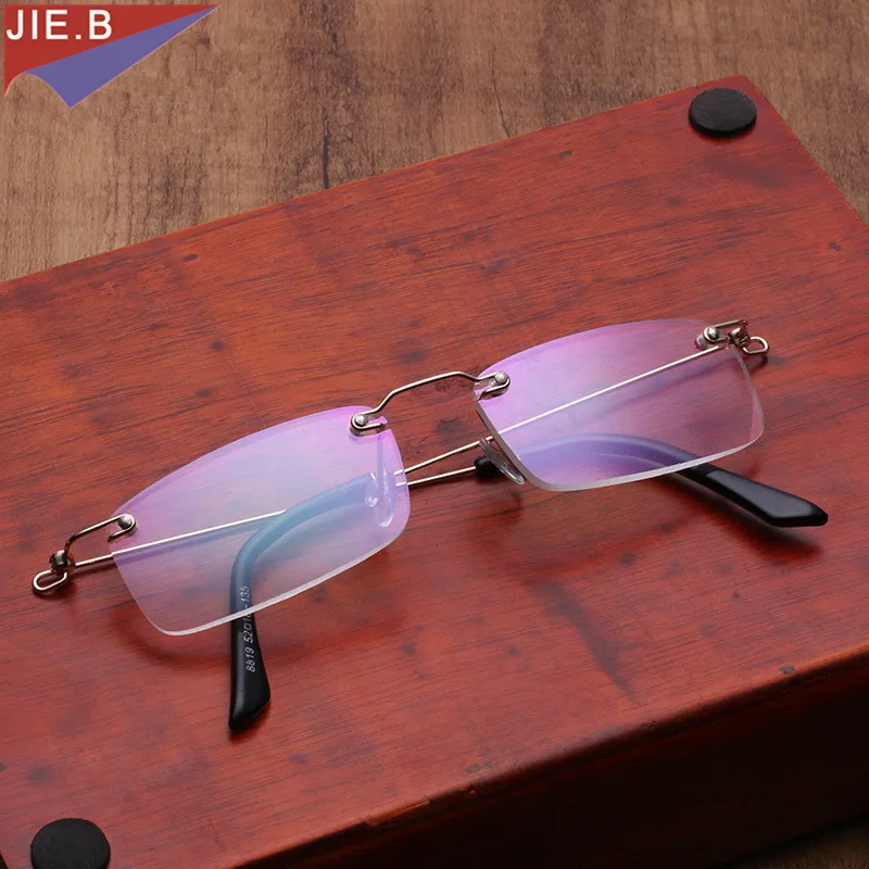 2017 High grade Rimless Reading Glasses Women Men High Quality Ultralight Frameless Reading