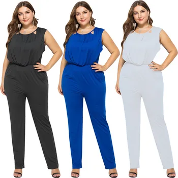 

women's clothing women's jumpsuits loose clothing sets bodysuits european women jumpsuits summer Elastic jumpsuits PLUS SIZE