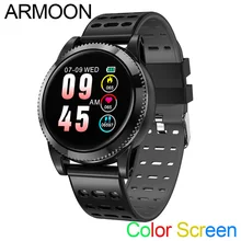 

Smart Watch T16 Heart Rate Smart Bracelet Sleep Monitor Fitness Tracker Blood Pressure Watch Color Screen Round MultiSports Band