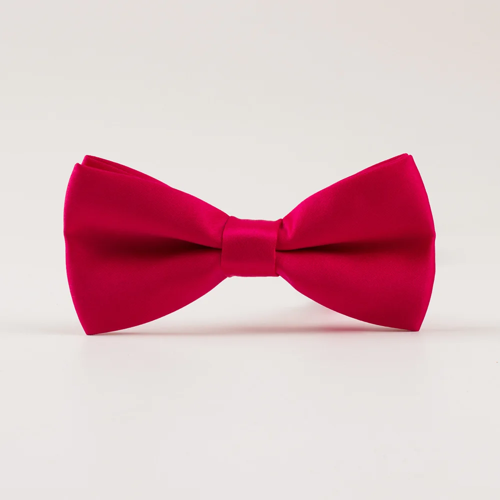 16 Цвета Solid Bow Tie Для мужчин Регулируемый полиэстер лук галстук-бабочка для мальчиков и девочек Карамельный цвет Жених выпускного вечера вечерние Для женщин с бантом - Цвет: Color 10