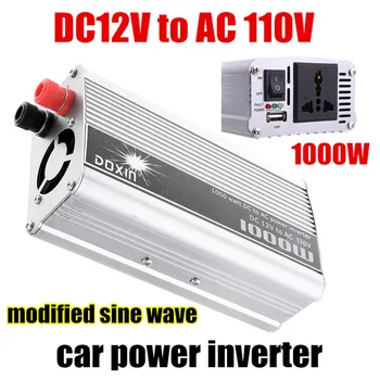 

1000W Car inverter converter Car Power converter inverter car Portable Power Inverter DC AC With USB Charger Cigarette Socket