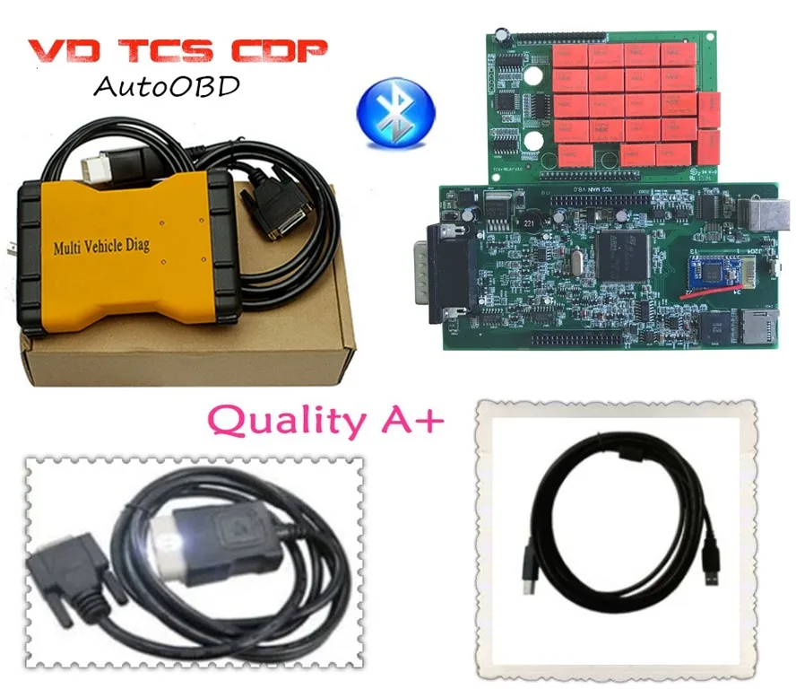 DHL free 2018 Super VD TCS CDP Pro plus active scanner with Bluetooth same as MVD Diagnostic Tool 2016.R0/2015R3 | Автомобили и