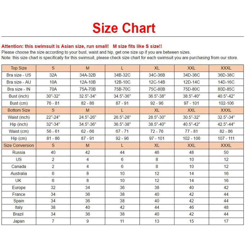 bather 2018 s 3xl push up bikini large plus size swimwear women two push up chart