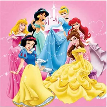 

3D diamond paintings cartoon series Princess diamond pattern beadwork 5d DIY pictures needlework Fairy tale diamond mosaic craft
