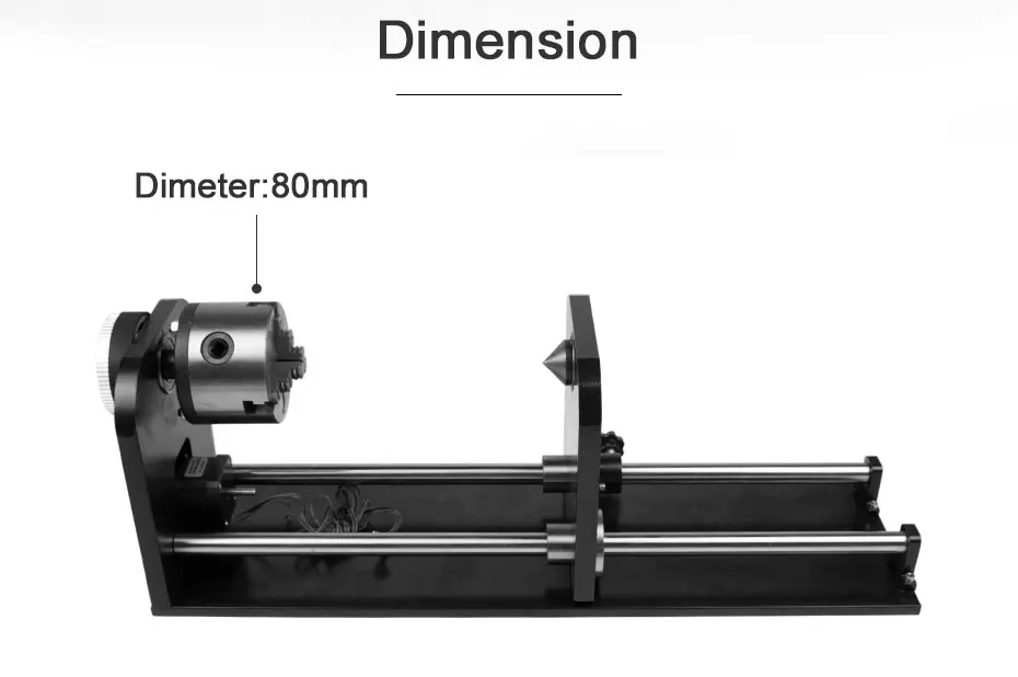 Дракон алмаз вращатель для гравировки крепления оси вращения с роликами шаговые двигатели для лазерной гравировки резка машины