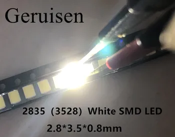 

0.2W SMD 2835 LED Lamp Bead 21-25lm White SMD LED 3528 Cool white Beads LED Chip DC3.0-3.4V Freeshipping Sale-Seller/1000PCS