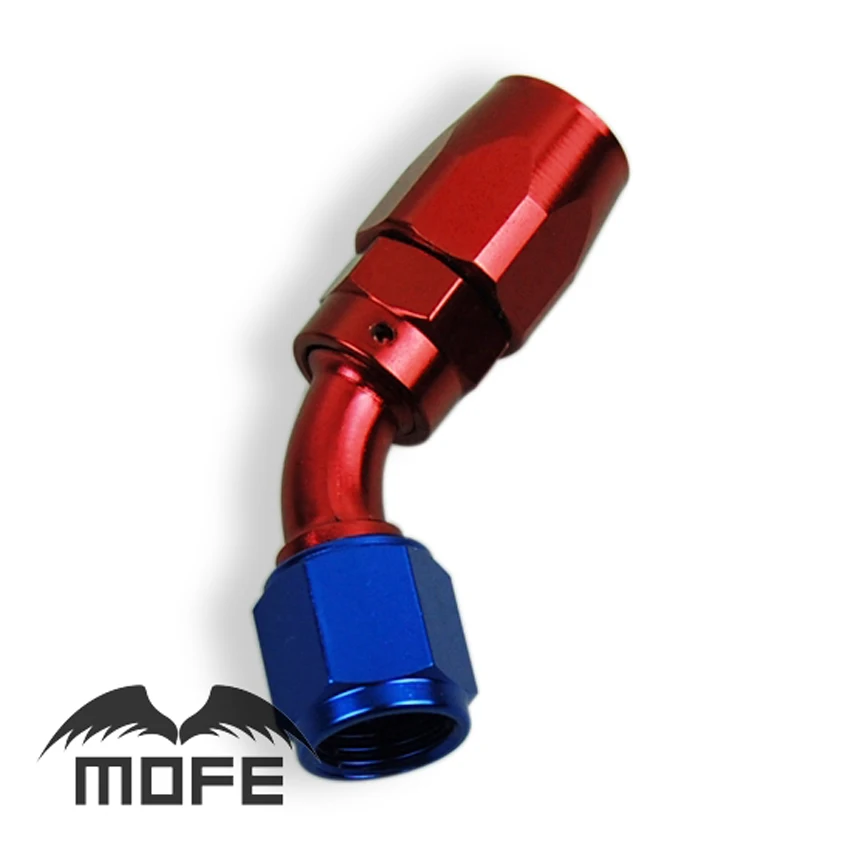 MOFE Reusable Oil Fuel Adapter AN AN 4 AN4 45 Degree Swivel Hose End Fittingin Fuel Supply