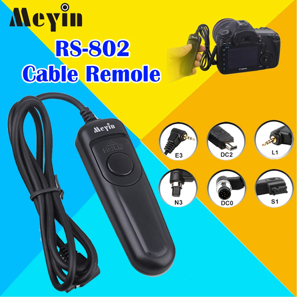 Shutter Release Meyin RS 802 Remote Contro Cable Release for Canon