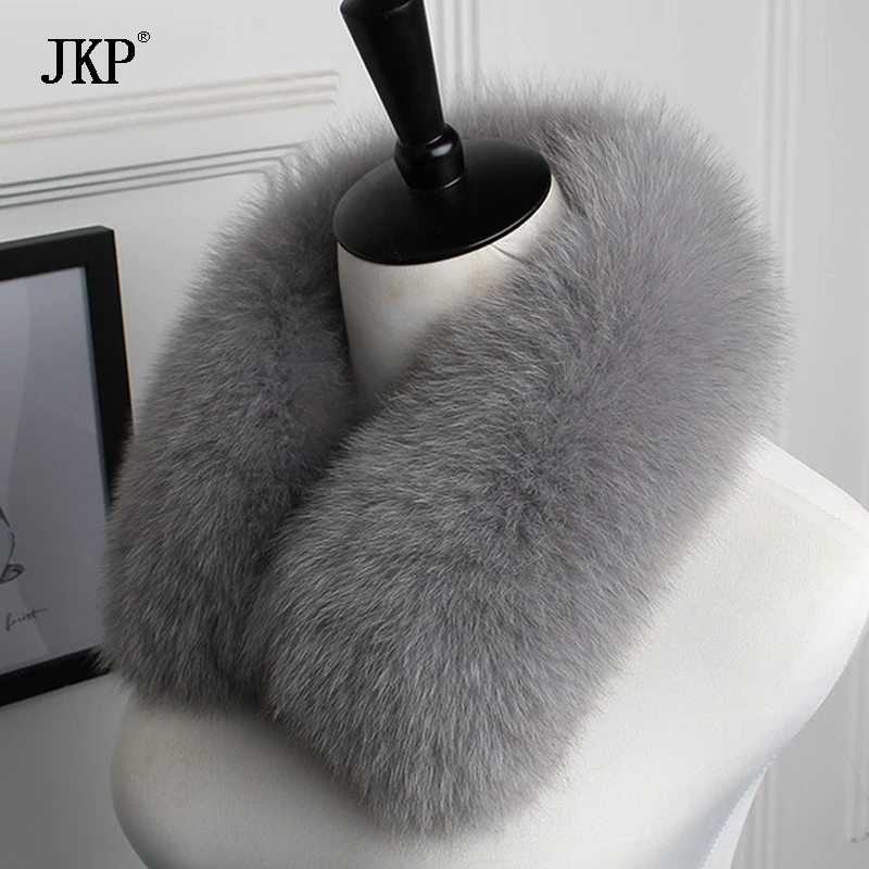 Женский шарф из 100% натурального Лисьего меха 60 см|fur scarf collar|real fox fur collarfur collar |