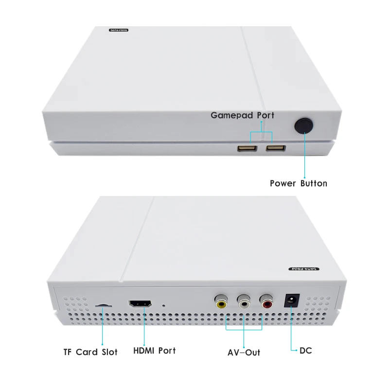 Data Frog HD Game Console 64 Bit Support 4K HDMI TV Output Built In 800 Games For PS1/G.B.A. Retro Console