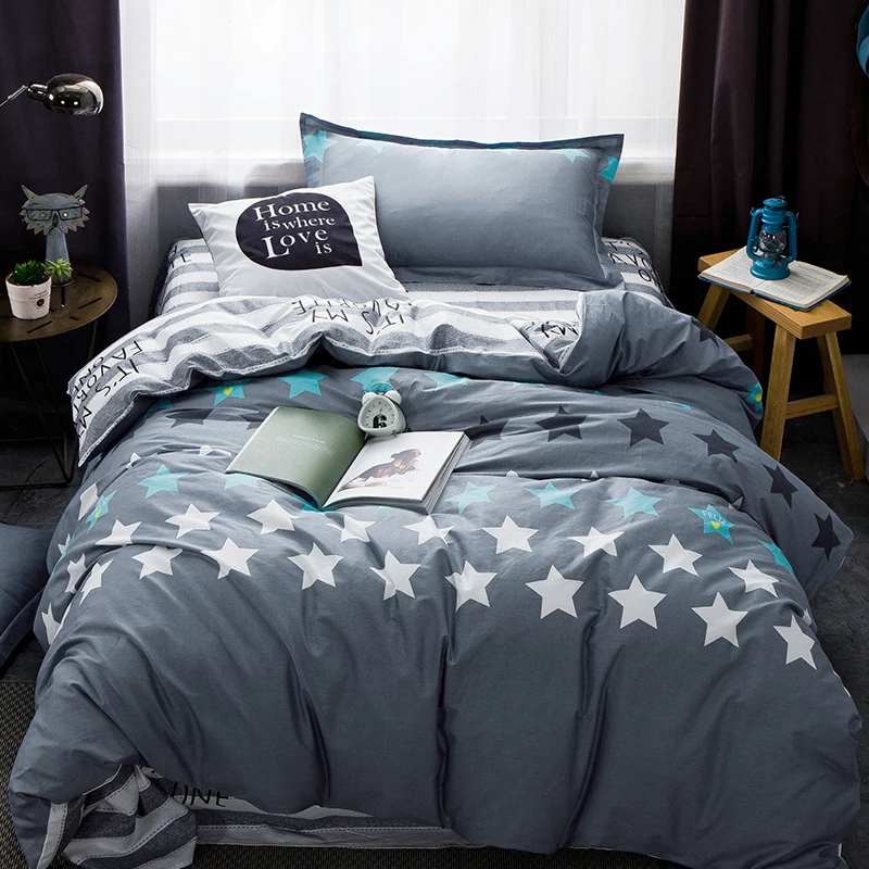 IvaRose nuevo Juego de Cama de algodón suave 3 piezas sábanas piezas de Cama plana funda de almohada Juego de Cama ropa de Cama funda de edredón de hoja conjunto de tamaño doble IvaRose nuevo Juego de Cama de algodón suave 3 piezas sábanas piezas de Cama plana funda de almohada Juego de Cama ropa de Cama funda de edredón de hoja conjunto de tamaño doble