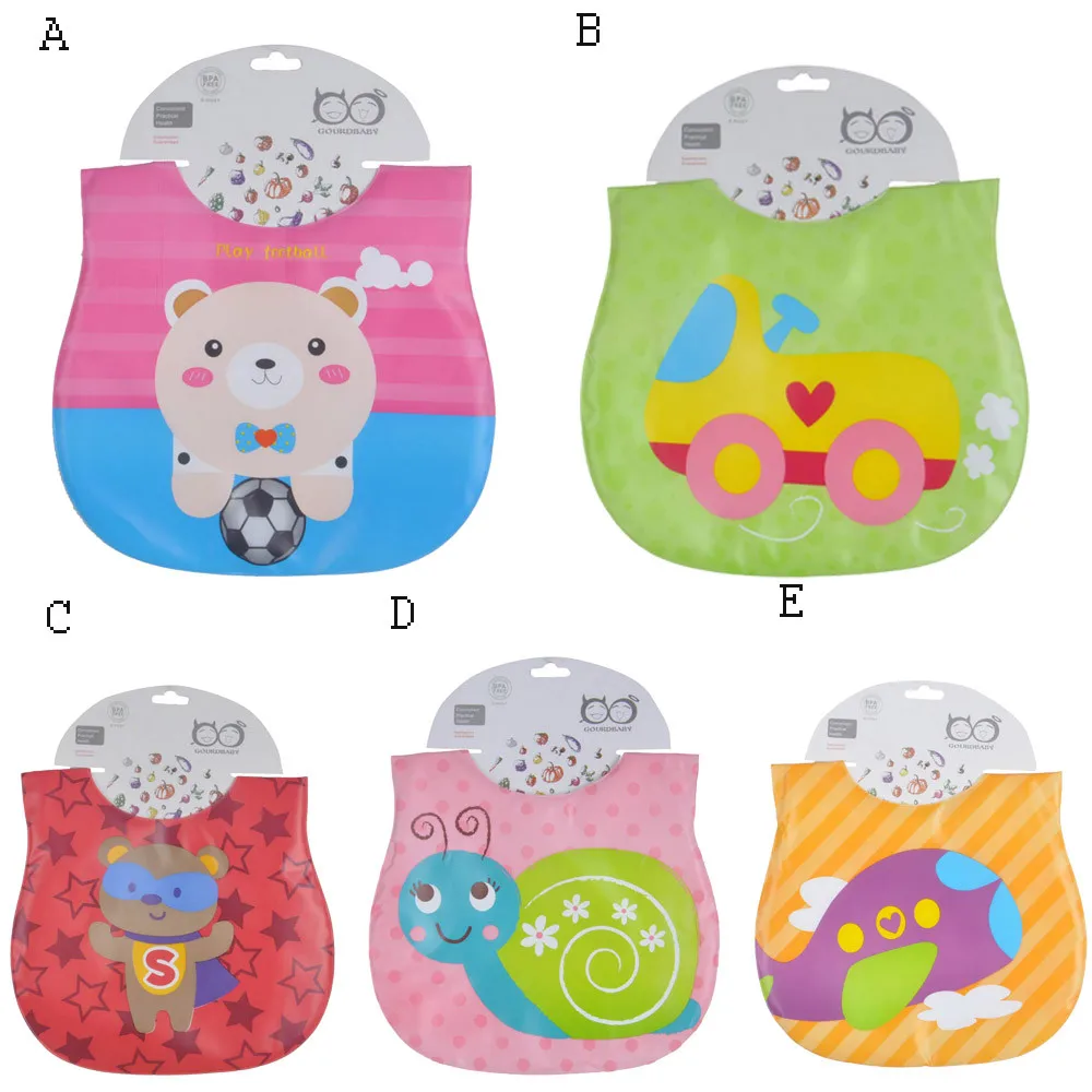 Нагрудники для маленьких мальчиков и девочек, водонепроницаемый силиконовый слюнявчик для малышей, одежда для маленьких девочек с мультяшным принтом, 0-2 года