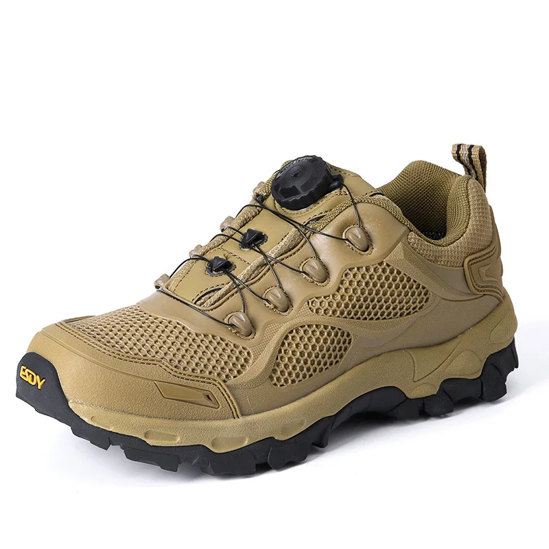 

Outdoor Tactical Shoes 39-45 Waterproof Military Shoes Camping Hiking Walking Shoes Men Anti-slid Breathable Trekking Shoes Men