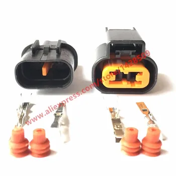 

20 Set Kum Auto 2 Pin PB625-02027 Female And Male ABS Sensor Fog Lamp Automotive Wiring Harness Connector For Mitsubishi Souast