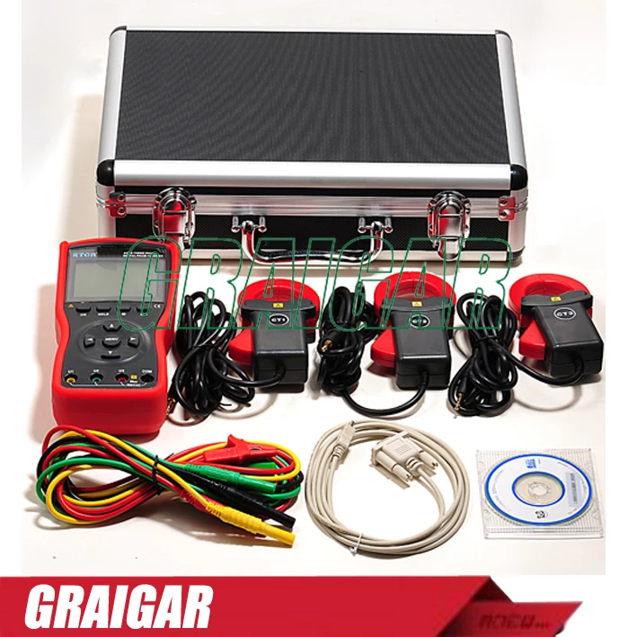 JF-XUAN Three Phase Digital Phase Volt-Ampere Clamp Meter measure AC voltage And AC Current ETCR4700 Digital Clamp Electrical Tester JF-XUAN Three Phase Digital Phase Volt-Ampere Clamp Meter measure AC voltage And AC Current ETCR4700 Digital Clamp Electrical Tester