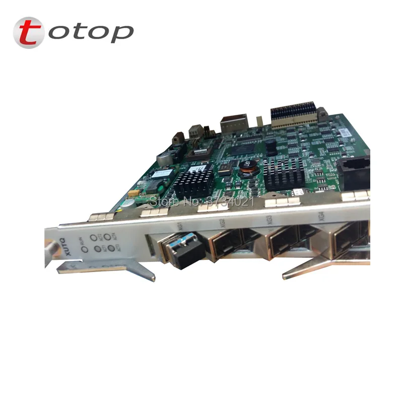 Zte XUTQ 10 г доска восходящего для C300 OLT euqipment с 2 шт. 10 г SFP модули