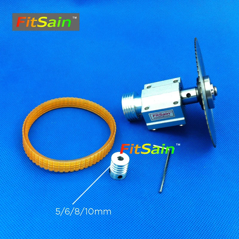 FitSain-мини Настольный станок с несколькими дисковыми пилами для вала двигателя 5/6/8/10 мм пильного диска 16 мм/20 мм отверстие шпинделя резка машина шкив кронштейн