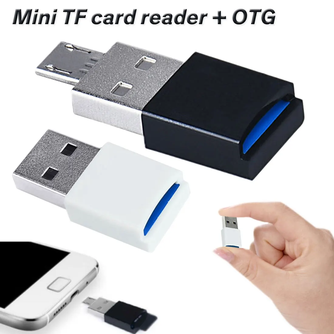 

High Speed USB 3.0 Interface Micro SD TF T-Flash Memory Card Reader Adapter Lightweight Portable Mini Memory Card Reader