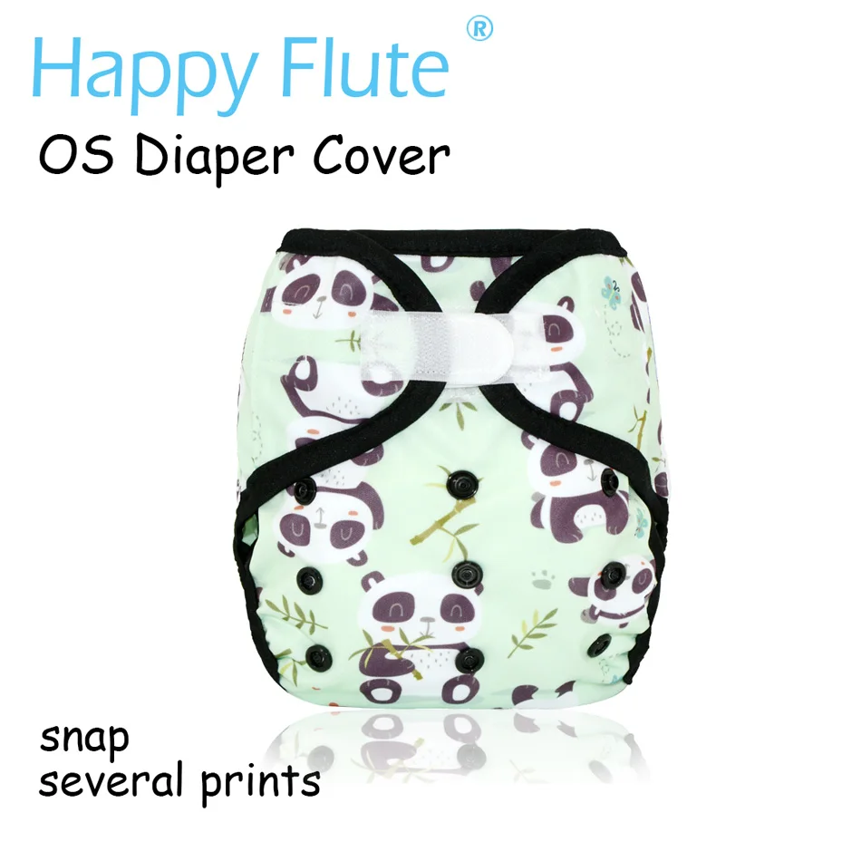 Beli Happy Flute OS Bayi Kain Popok dengan atau Tanpa Bambu Insert, tahan Air Tahan Air S M   L Adjustable, Cocok 5 15Kg Bayi