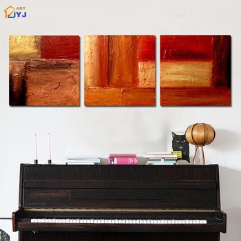 

3 Panels Textured Mix Color Pic Hand painted Modern Abstract Oil Painting on Canvas Wall Art Gift Home Decor No Framed ytth161