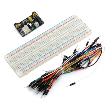 

High Quality Breadboard Board 830 Point+65PCS Jumper cable