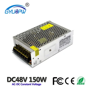 

Single Output Switching Power Supply DC 48V 3.1A 150W Driver Transformer AC 110 220V To Dc48v SMPS For LED Light CNC 3D Print