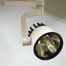 30 Вт Светодиодный фонарь 2 провода 3 провода, COB Трековый светильник лампа Замена 300 Вт галогенная лампа AC110V120V220V230V