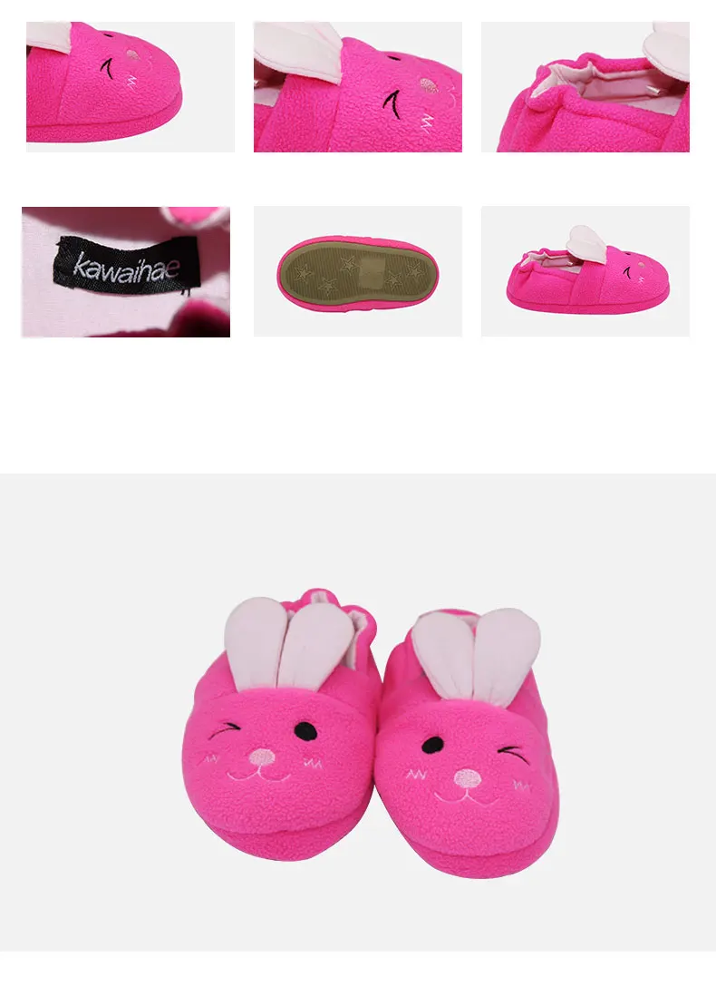 bedroom shoes for girls on Cute Rabbit Animal Pattern Kids Slippers Home Slippers Children For Girls House Indoor Shoes Warm Winter Bedroom Baby Flats 2016 Slippers Children Kids Slipperskids Slipper Pattern Aliexpress
