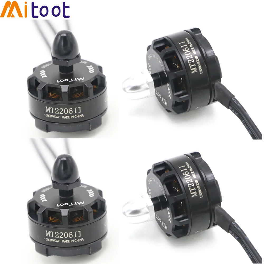 4 компл./лот Emax охлаждение MT2206 II 1500KV бесщеточный двигатель 2 CW/2 CCW для RC QAV250 F330 Multicopter