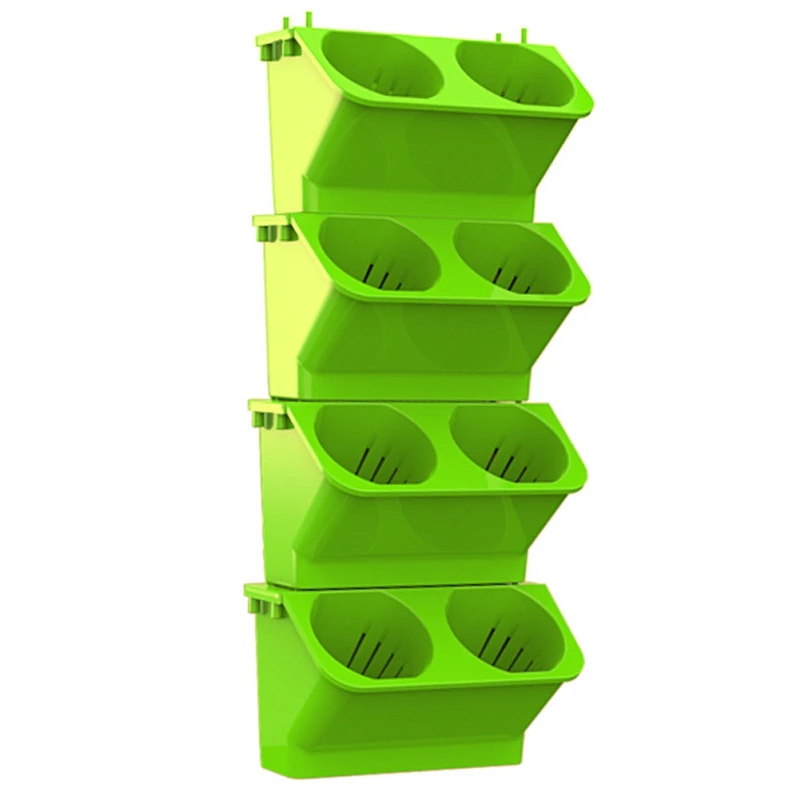 

Home Plant Wall Flower Pot Modular Type Vertical Wall Hanging Garden Supplies 3 Colors Flower Pot Garden Supplies