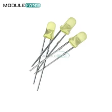 100 шт./лот 3 мм светодиодный светильник желтого цвета супер яркий 3 мм светодиодный диодный светильник Ассорти набор Diy Электронный