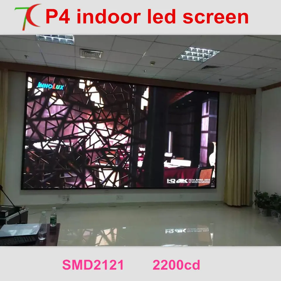 

Free Installation Method of P4 full color led video wall for hotel meeting room