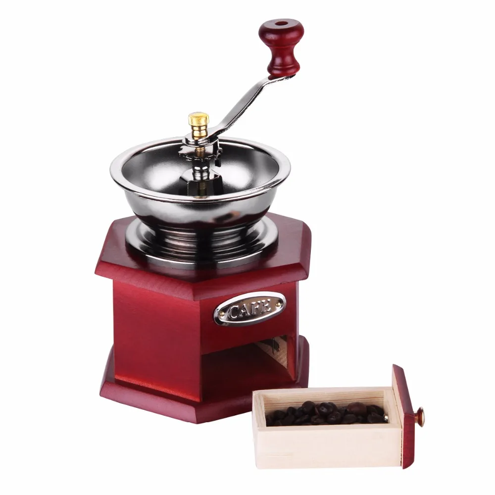 Hand Mill In Retro Style Manual Coffee Grinder Stainless Steel Hand