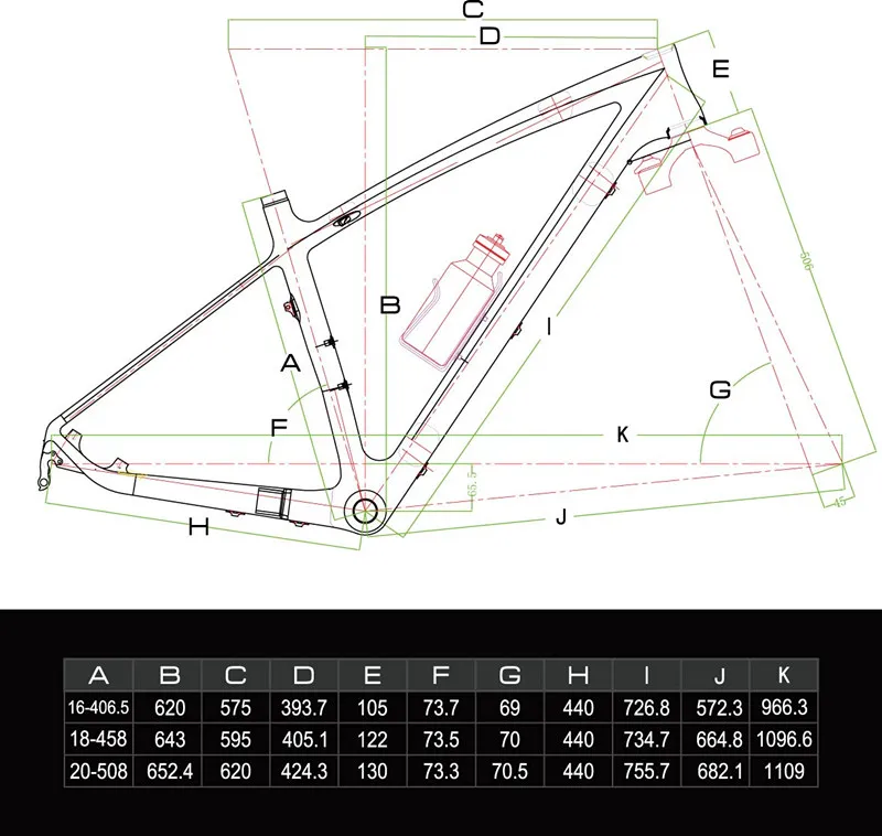 Sale 2017 favourable  mtb carbon frame carbon  BSA or BB30 Racing bicycle 29er quality NEW Mountain FM106 Frame for sale 5