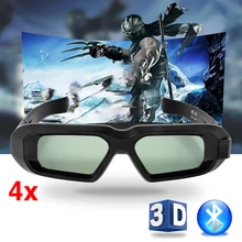 Active Shutter 3D Glasses Bluetooth Home Cinema For EPSON 3LCD Projector KONKA Panasonic Sony Sharp TCL