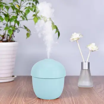 

160ml Mini Ultrasonic Mist Maker USB Charging Ultra-quiet Acorn-shape Humidifier Home Office Desktop Decoration Humidifier