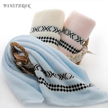 

1 Pcs 33*74cm Pure Cotton Face Towel Solid Color Luxury Bath Towel For Adults Face Towel home/beach/hotel/gift