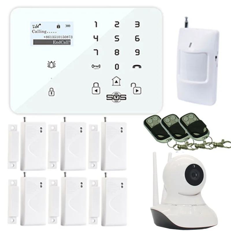 Alarm GSM Wifi Camera Android IOS Wireless 3G/GSM SMS Alarm Camera WiFi IP With GSM Burglar System PIR Motion Door Sensor W12G Alarm GSM Wifi Camera Android IOS Wireless 3G/GSM SMS Alarm Camera WiFi IP With GSM Burglar System PIR Motion Door Sensor W12G