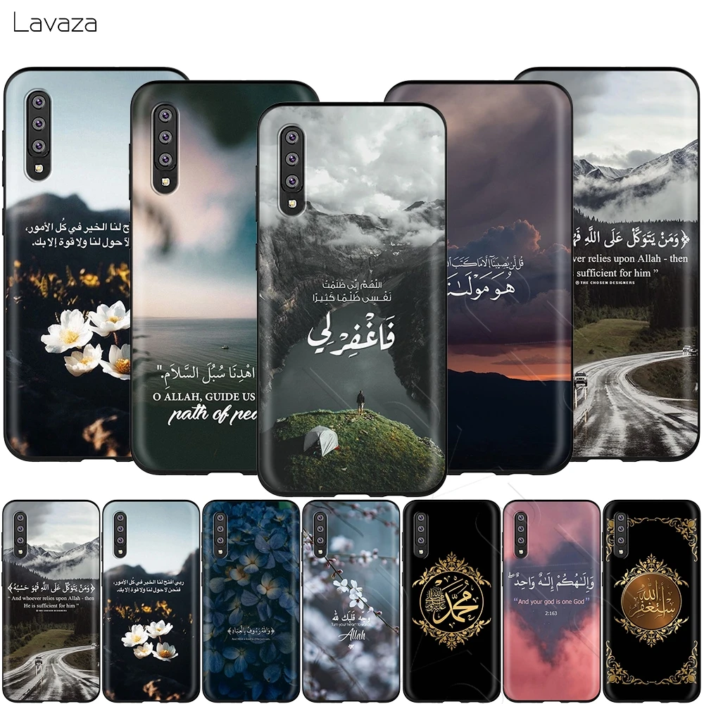 Lavaza мусульман цитаты Sceneary Аллах чехол для Samsung Галактики S6 S7 край J6 S8 S9 S10 плюс A3 A5 A6