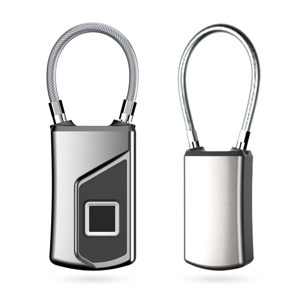 

Smart Door Lock Padlock Fingerprint Lock Security Luggage Case USB Rechargeable IP66 Waterproof Anti-Theft Keyless