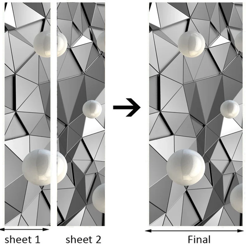 3D стерео шар Геометрическая Имитация металлическая дверная наклейка для гостиной спальни креативная DIY домашняя дверная наклейка виниловый плакат 3D Водонепроницаемый