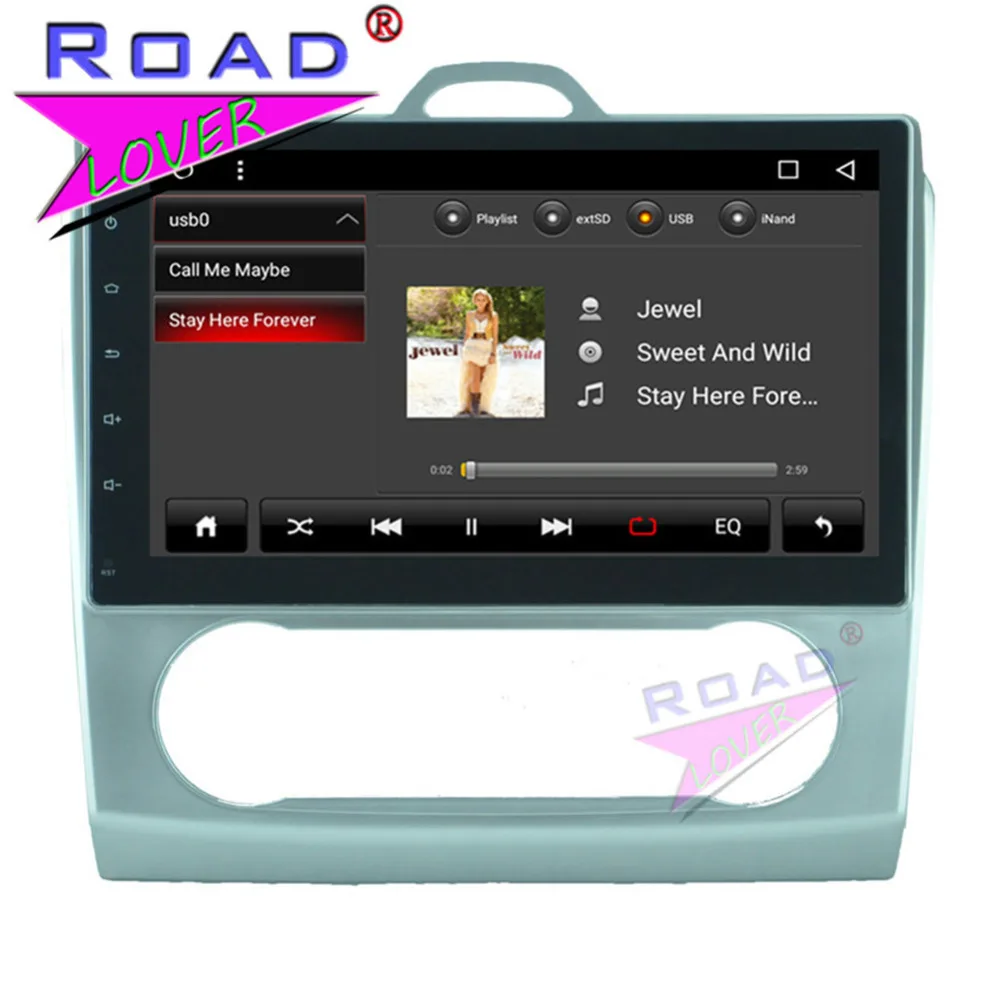 Clearance Roadlover Android 8.1 Car Media Center Autoradio For Ford Focus 2008-2011 Auto Stereo GPS Navigation Magnitol Double Din NO DVD 5