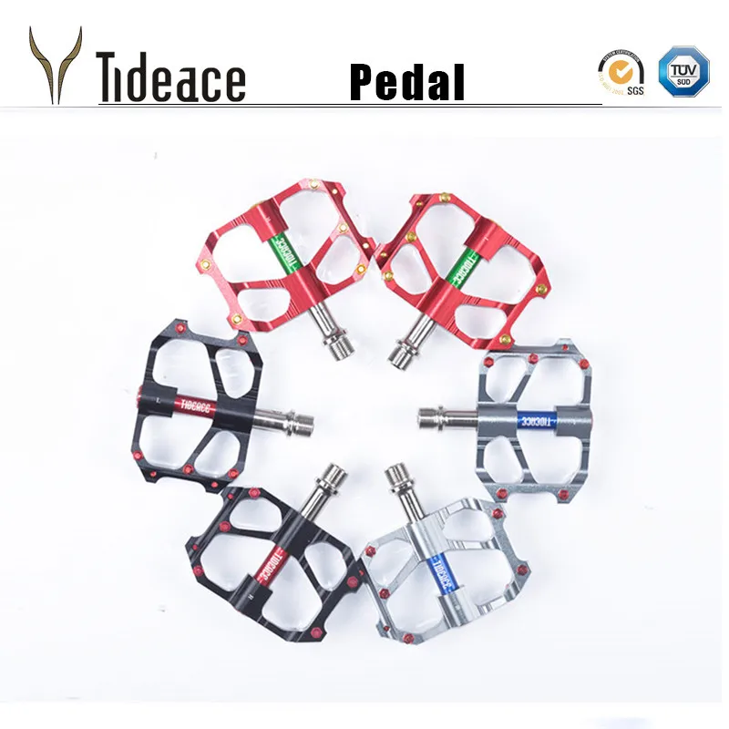 Ультралегкие педали Tideace для дорожного велосипеда 259g горного из алюминиевого