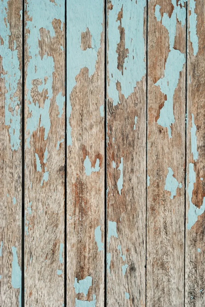 Vintage Wood Photography Backdrop Newborns retro blue wood floordrop digital printed vinyl studio photo background D-9025
