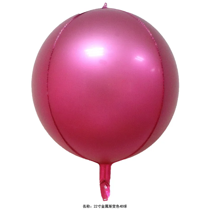 20 шт. 22 дюйма градиентный цвет 4D диско Гелиевый шар на день рождения, свадьбу, вечеринку, украшение, воздушный шар, реквизит для фотосессии, детские игрушки, детский душ - Цвет: Прозрачный