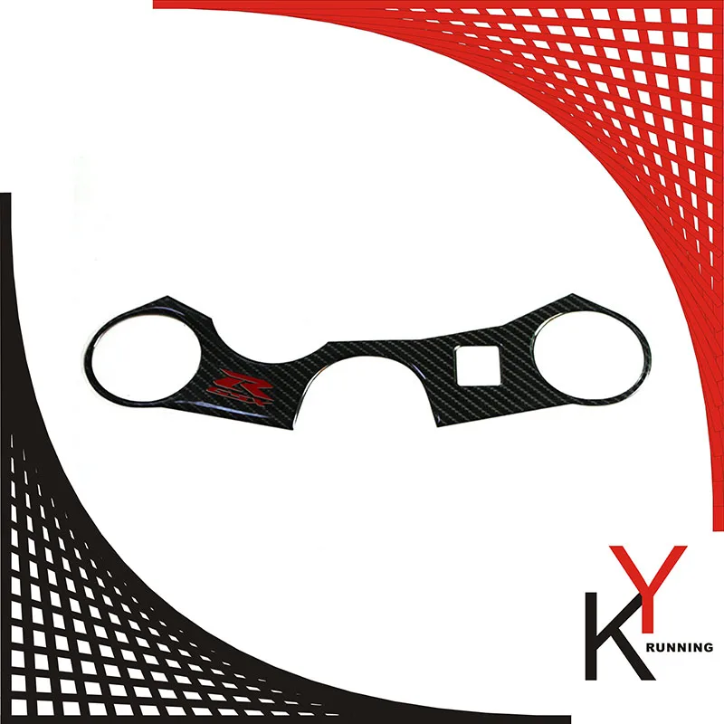 kyrunning Carbon ADESIVI 3D Sticker Decal Emblem Protector Tank Pad