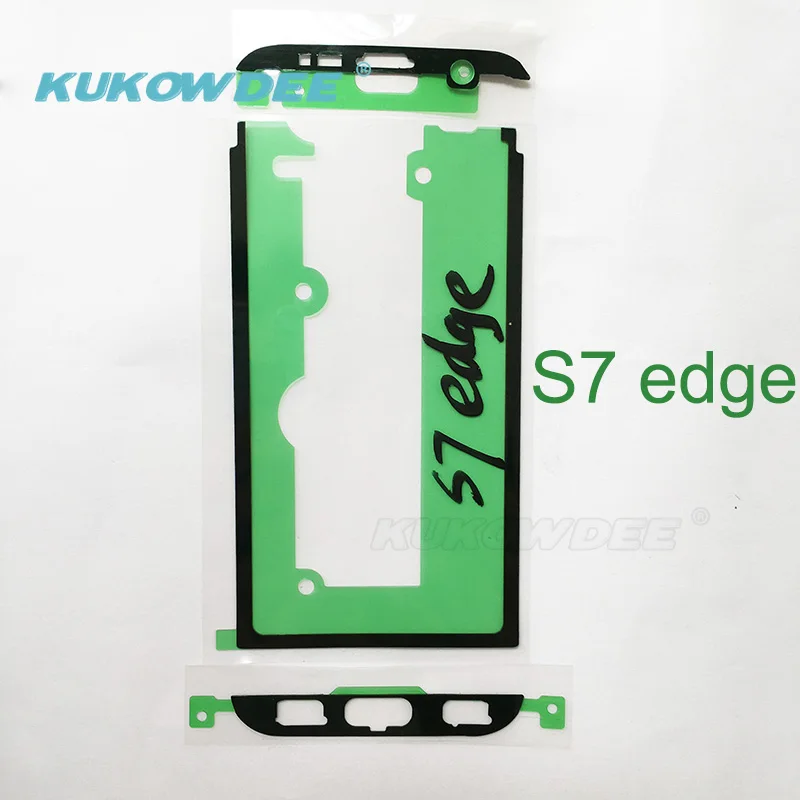 Рамка Стикеры для Samsung Galaxy S5 S6 S7 край S8 S9 плюс ЖК-дисплей ободок клейкой ленты клей
