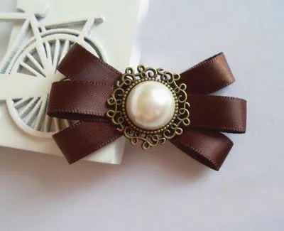 2017 Real Gran venta Broches De cinta Juego De Tronos coreano hecho a mano Retro broche bellezas moño insignia pequeño lazo Collar flor 2017 Real Gran venta Broches De cinta Juego De Tronos coreano hecho a mano Retro broche bellezas moño insignia pequeño lazo Collar flor